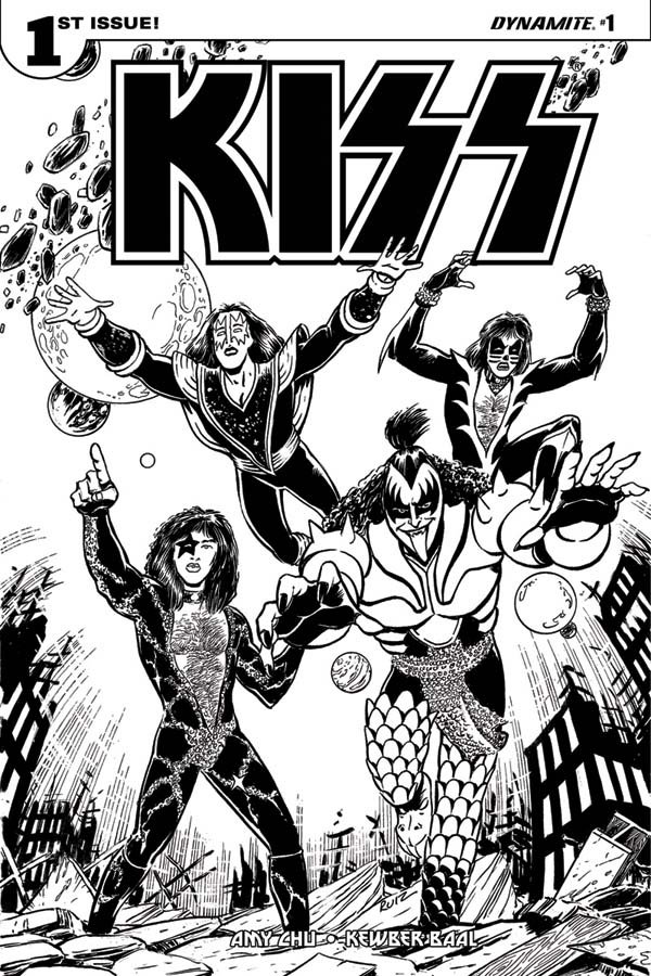 Kiss cartoon